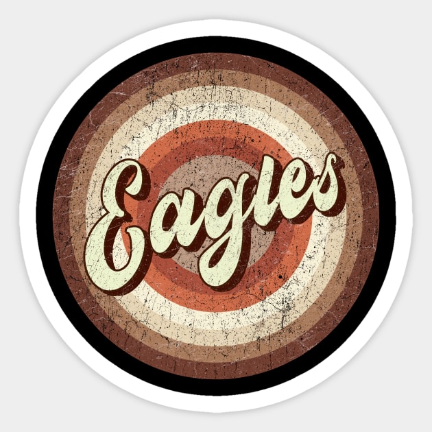 Vintage brown exclusive - Eagles Sticker by roeonybgm